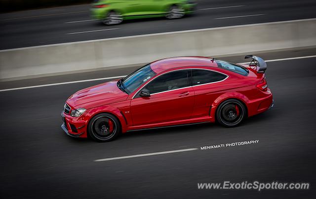 Mercedes C63 AMG Black Series spotted in Cape Town, South Africa