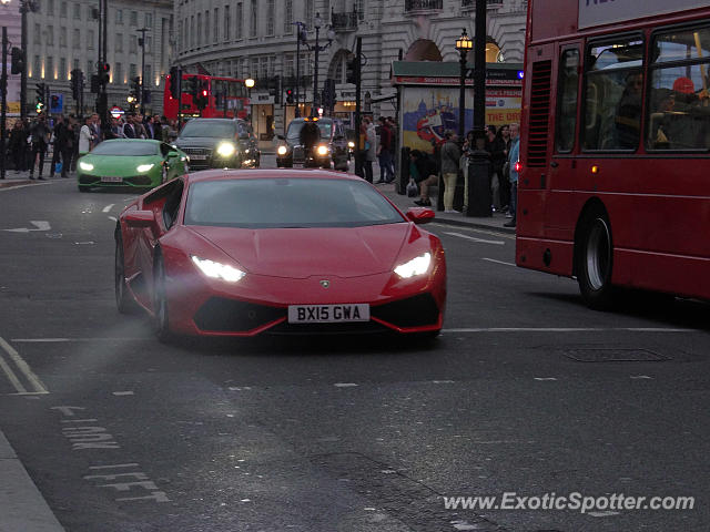 Lamborghini Huracan spotted in LONDON, United Kingdom