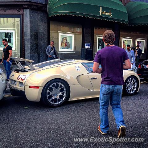 Bugatti Veyron spotted in London, United Kingdom