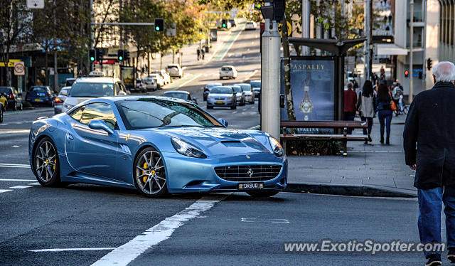Ferrari California spotted in Sydney, Australia