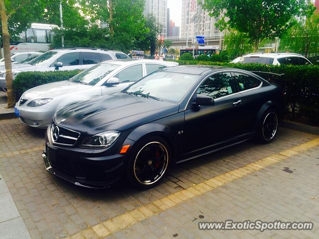 Mercedes C63 AMG Black Series spotted in Beijing, China