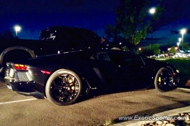 Lamborghini Aventador spotted in Thornton, Colorado