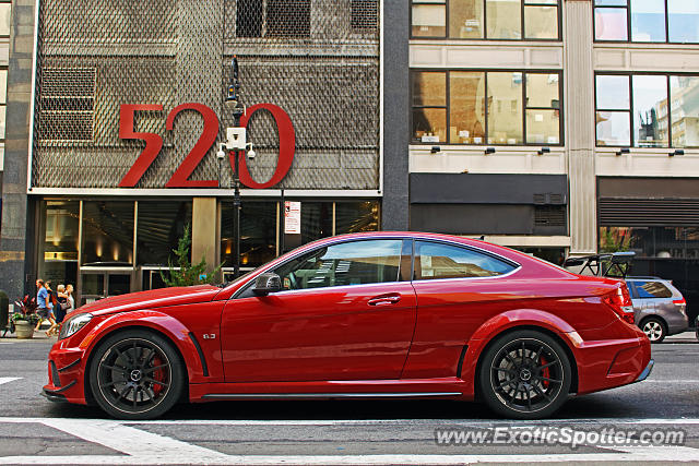 Mercedes C63 AMG Black Series spotted in Manhattan, New York