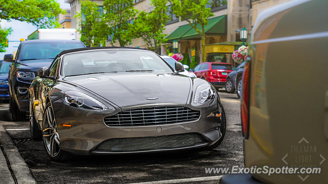 Aston Martin DB9 spotted in Birmingham, Michigan