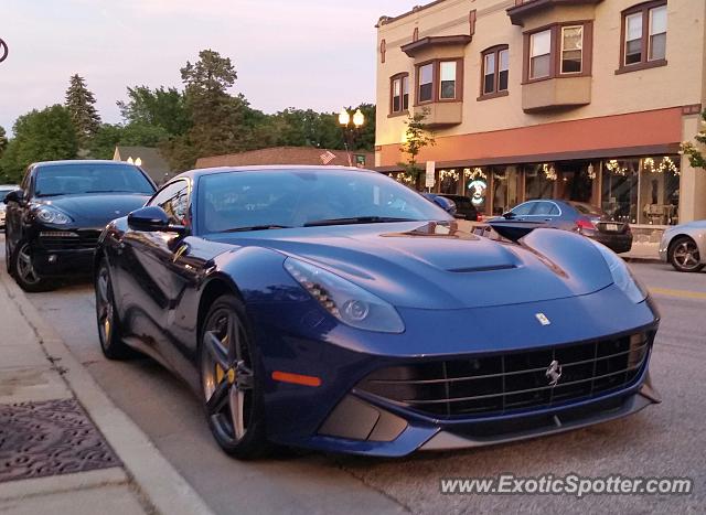 Ferrari F12 spotted in Hartland, Wisconsin