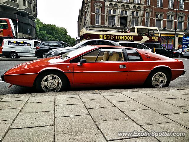 Lotus Esprit spotted in London, United Kingdom