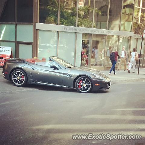 Ferrari California spotted in Montreal, Canada