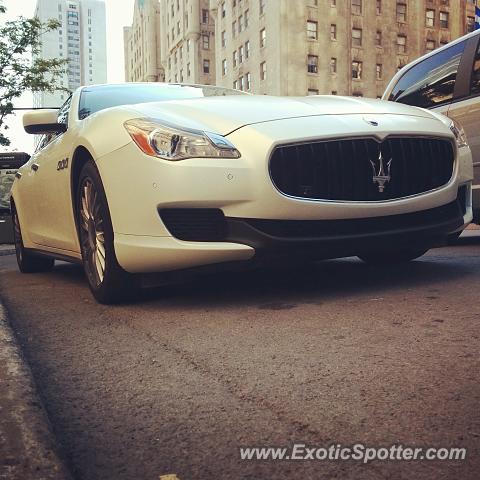 Maserati Quattroporte spotted in Montreal, Canada