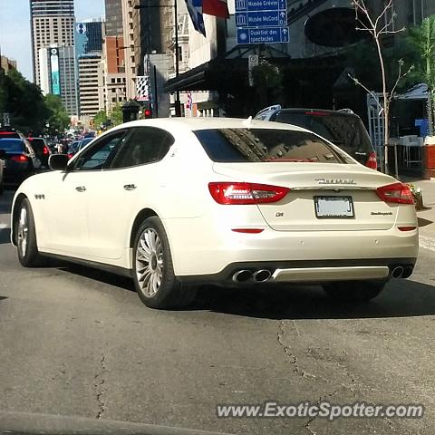 Maserati Quattroporte spotted in Montreal, Canada