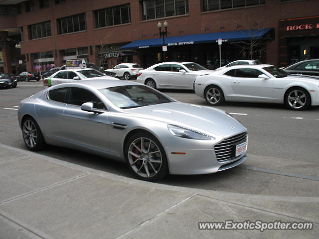 Aston Martin Rapide spotted in Boston, Massachusetts