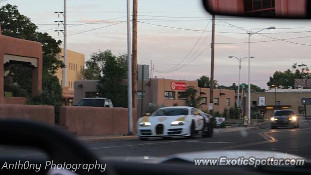 Bugatti Veyron spotted in Santa Fe, New Mexico