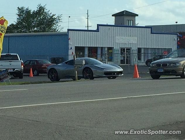 Ferrari 458 Italia spotted in Huntsville, Alabama