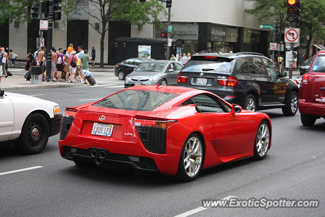 Lexus LFA spotted in Chicago, Illinois
