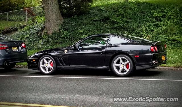 Ferrari 575M spotted in Maplewood, New Jersey