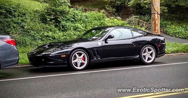 Ferrari 575M spotted in Maplewood, New Jersey