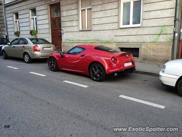 Alfa Romeo 4C spotted in Zagreb, Croatia