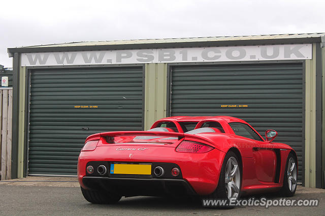 Porsche Carrera GT spotted in Knockhill, Fife, United Kingdom