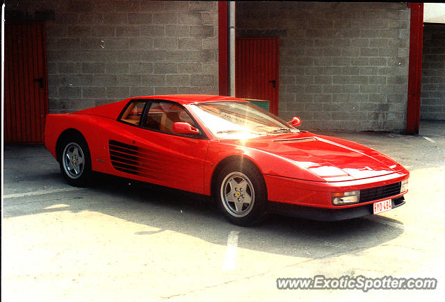 Ferrari Testarossa spotted in Antwerp, Belgium