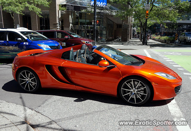 Mclaren MP4-12C spotted in Vancouver, Canada