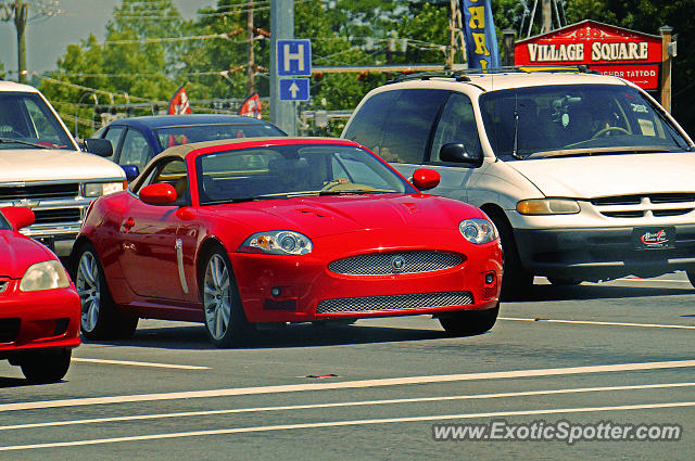 Jaguar XKR spotted in Flat Rock, North Carolina