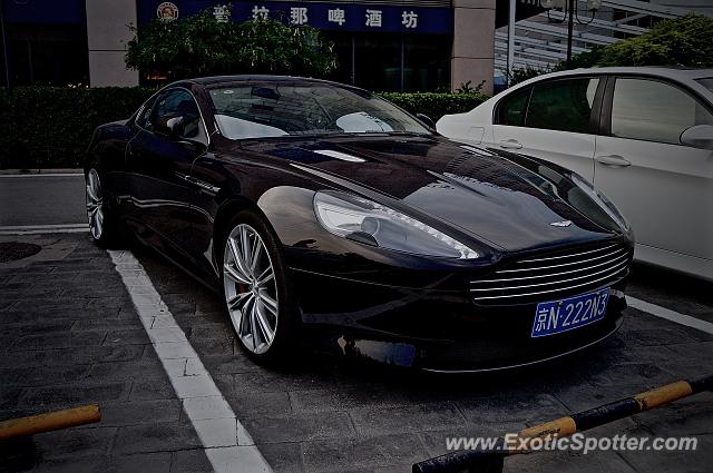 Aston Martin Virage spotted in Beijing, China