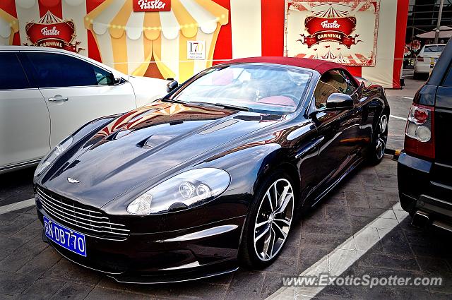 Aston Martin DBS spotted in Beijing, China