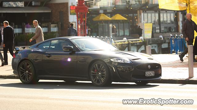 Jaguar XKR-S spotted in Auckland, New Zealand
