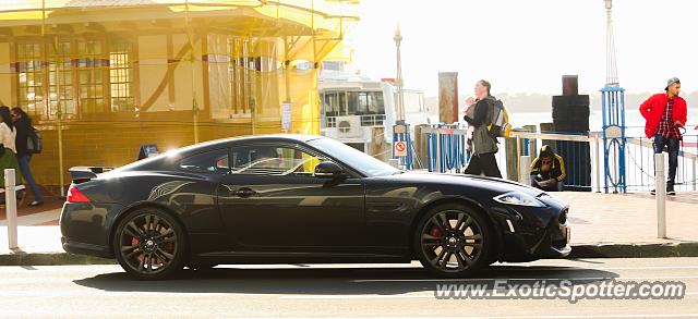 Jaguar XKR-S spotted in Auckland, New Zealand