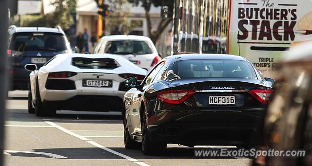 Lamborghini Aventador spotted in Auckland, New Zealand
