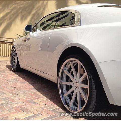Rolls-Royce Wraith spotted in Fort Lauderdale, Florida