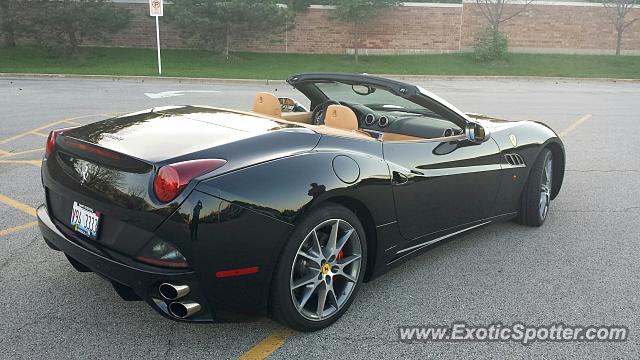 Ferrari California spotted in Deerfield, Illinois