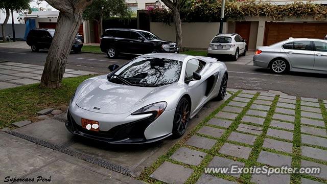 Mclaren 650S spotted in Lima, Peru