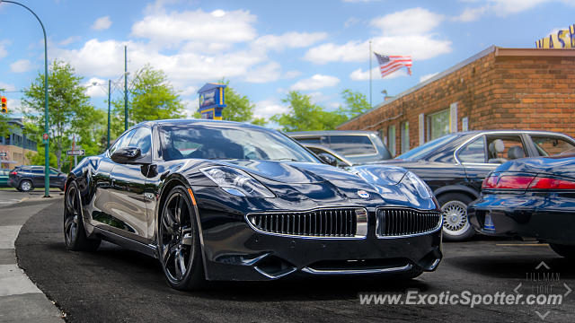 Fisker Karma spotted in Birmingham, Michigan
