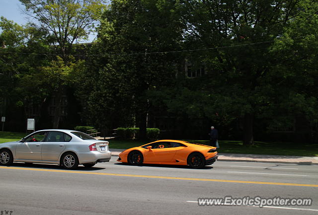 Lamborghini Huracan spotted in Toronto, Canada