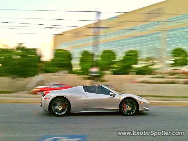 Ferrari 458 Italia spotted in Salt Lake City, Utah