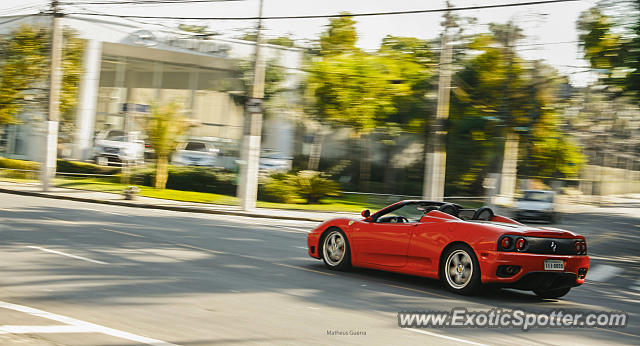 Ferrari 360 Modena spotted in São Paulo, Brazil