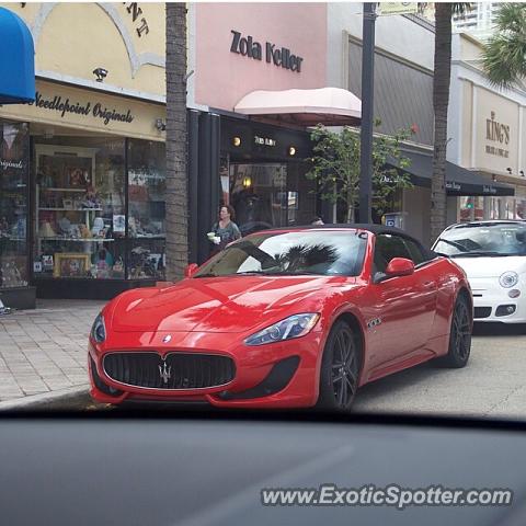 Maserati GranCabrio spotted in Fort Lauderdale, Florida