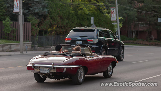 Jaguar E-Type spotted in Toronto, On, Canada