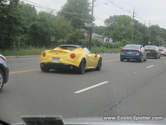 Alfa Romeo 4C spotted in North Brunswick, New Jersey