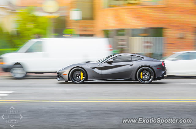 Ferrari F12 spotted in Birmingham, Michigan