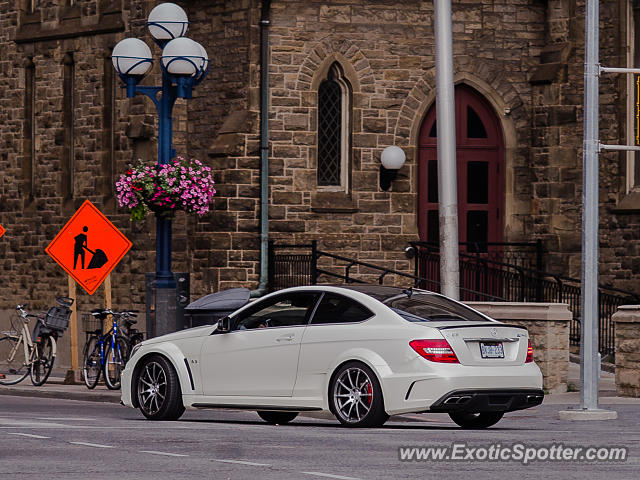 Mercedes C63 AMG Black Series spotted in Toronto, On, Canada