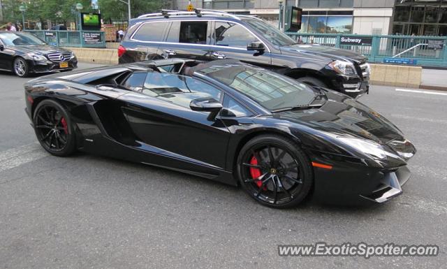 Lamborghini Aventador spotted in NYC, New York