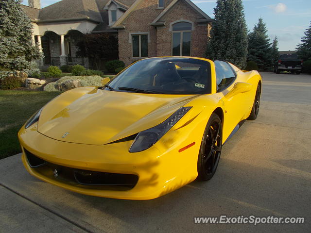 Ferrari 458 Italia spotted in Cincinnati, Ohio