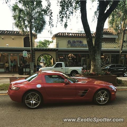 Mercedes SLS AMG spotted in Fort Lauderdale, Florida