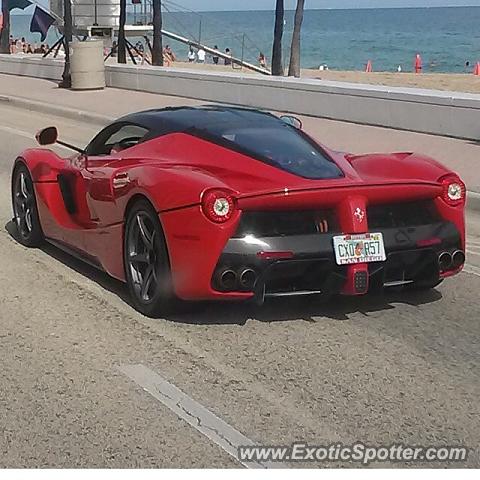 Ferrari LaFerrari spotted in Fort Lauderdale, Florida