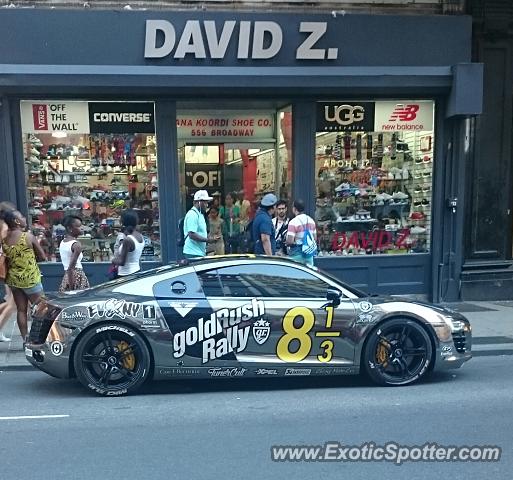 Audi R8 spotted in Manhattan, New York