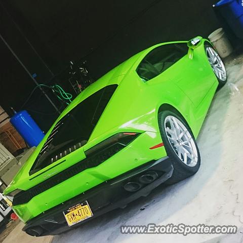 Lamborghini Huracan spotted in Manhattan, New York