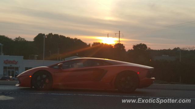 Lamborghini Aventador spotted in Fairless Hills, Pennsylvania