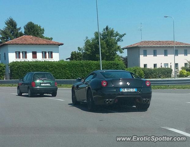 Ferrari 599GTB spotted in Pordenone, Italy