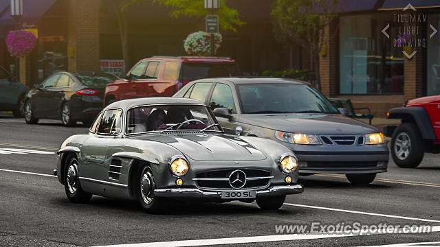 Mercedes 300SL spotted in Birmingham, Michigan